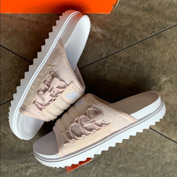 WMNS NIKE ASUNA SLIDE NA White Ghost-Barely Rose - Picture 16 of 16